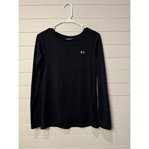 Under Armour HeatGear‎ Black Long Sleeve Athletic Shirt Women's Small